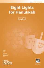 Eight Lights for Hanukkah Two-Part choral sheet music cover Thumbnail